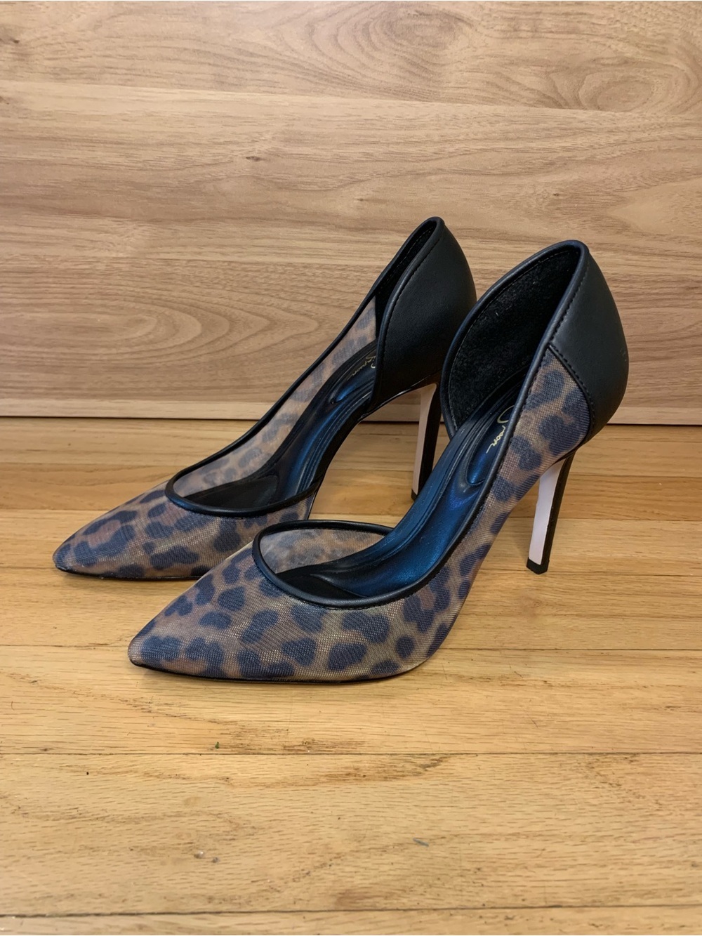 Jessica Simpson Prizma D'Orsay Leopard Print Pumps - Size 7.5